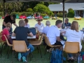 Lunch under the marquee