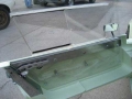 Custom door levers and lexan windows