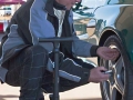 John-putting-air-into-his-tyres