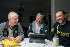 Clive, Darryl, Joe at afternoon tea