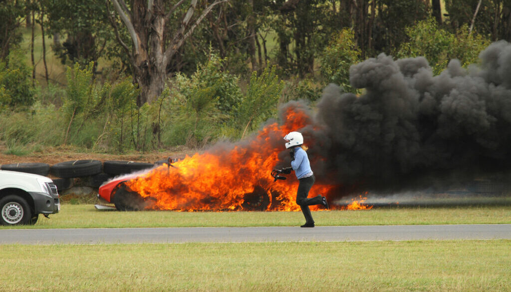 Fire Marshals arriving